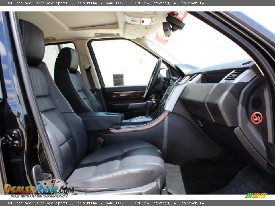 2008 Land Rover Range Rover Sport HSE Santorini Black / Ebony Black Photo #18