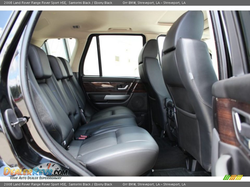 Rear Seat of 2008 Land Rover Range Rover Sport HSE Photo #21