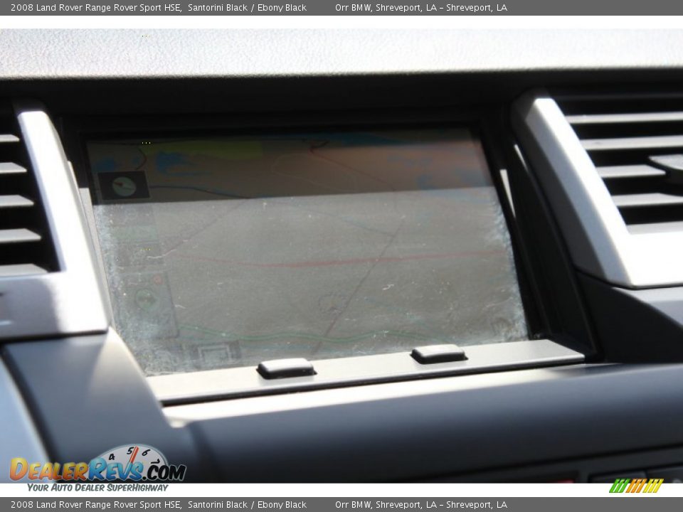 2008 Land Rover Range Rover Sport HSE Santorini Black / Ebony Black Photo #25