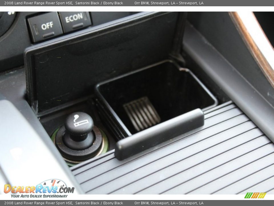 2008 Land Rover Range Rover Sport HSE Santorini Black / Ebony Black Photo #29