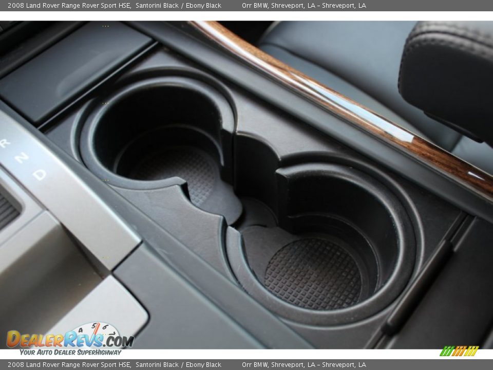 2008 Land Rover Range Rover Sport HSE Santorini Black / Ebony Black Photo #30
