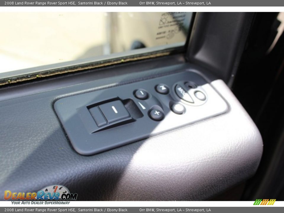 2008 Land Rover Range Rover Sport HSE Santorini Black / Ebony Black Photo #34