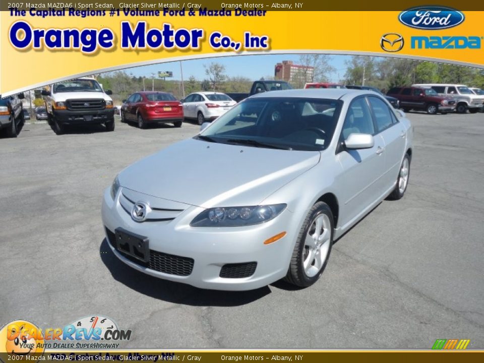2007 Mazda MAZDA6 i Sport Sedan Glacier Silver Metallic / Gray Photo #1