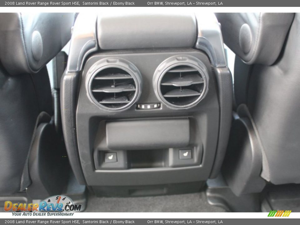 2008 Land Rover Range Rover Sport HSE Santorini Black / Ebony Black Photo #35