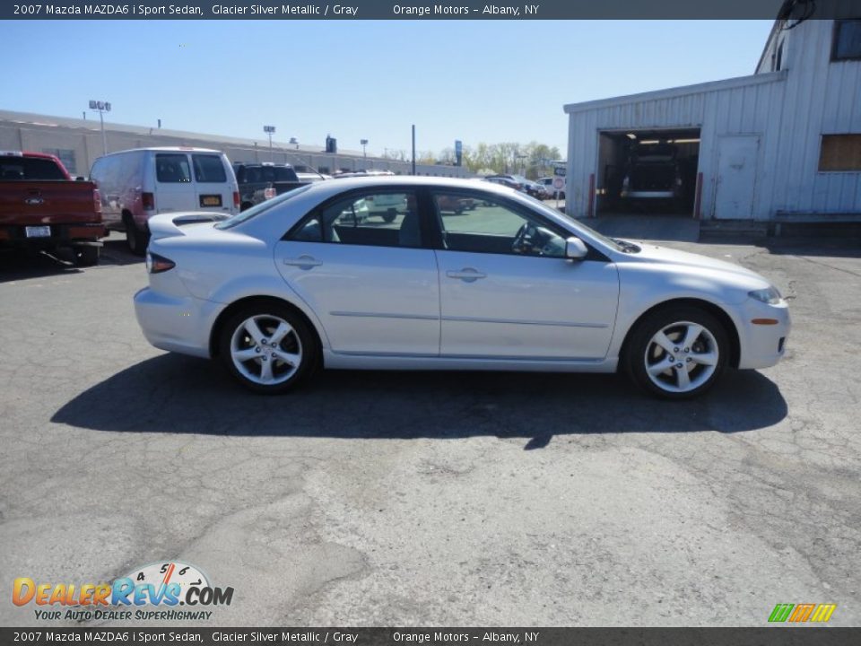 2007 Mazda MAZDA6 i Sport Sedan Glacier Silver Metallic / Gray Photo #6