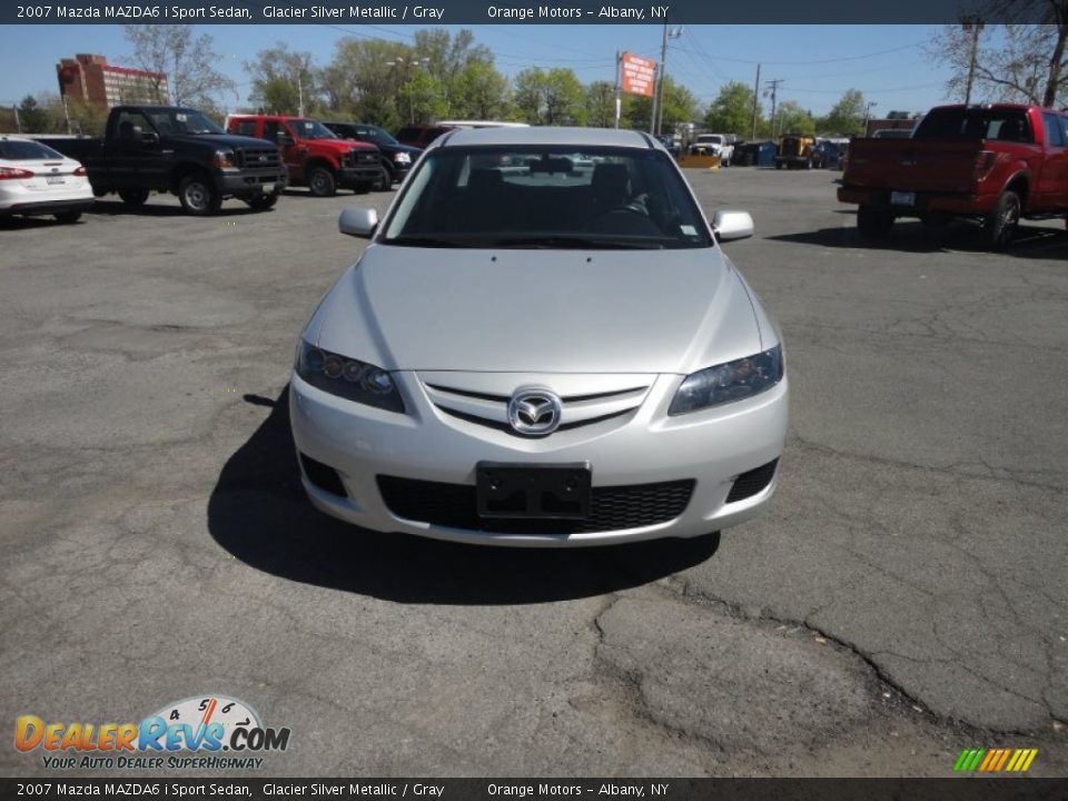 2007 Mazda MAZDA6 i Sport Sedan Glacier Silver Metallic / Gray Photo #8