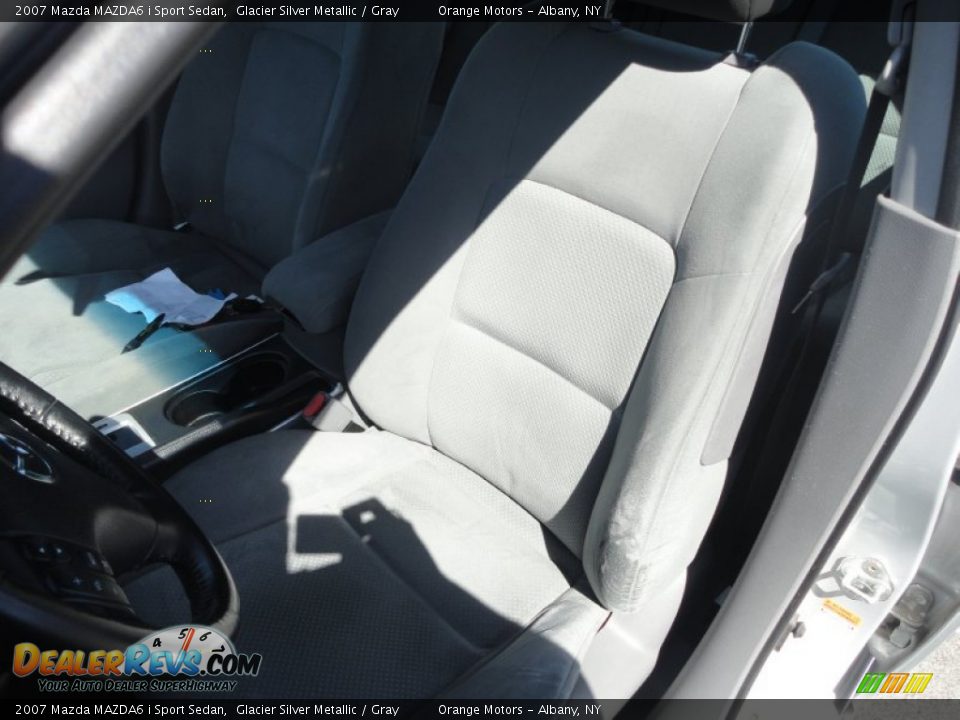 2007 Mazda MAZDA6 i Sport Sedan Glacier Silver Metallic / Gray Photo #11