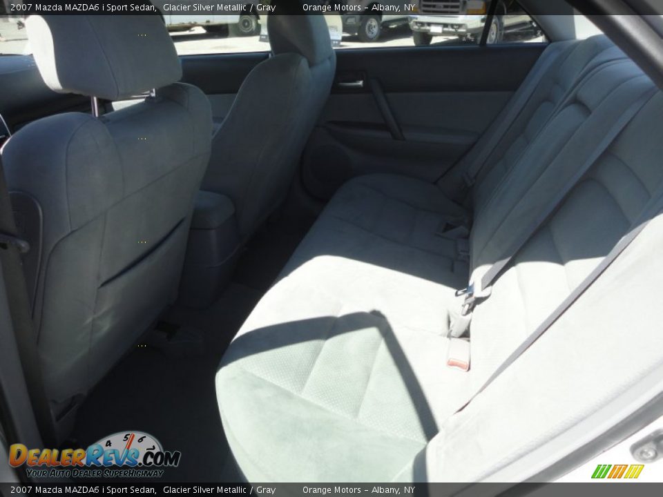 2007 Mazda MAZDA6 i Sport Sedan Glacier Silver Metallic / Gray Photo #13