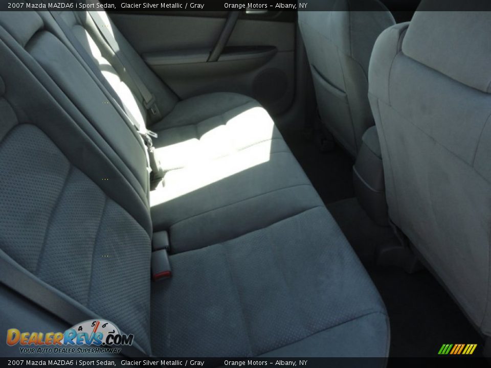 2007 Mazda MAZDA6 i Sport Sedan Glacier Silver Metallic / Gray Photo #14