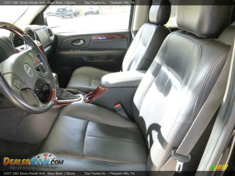 2007 GMC Envoy Denali 4x4 Onyx Black / Ebony Photo #13