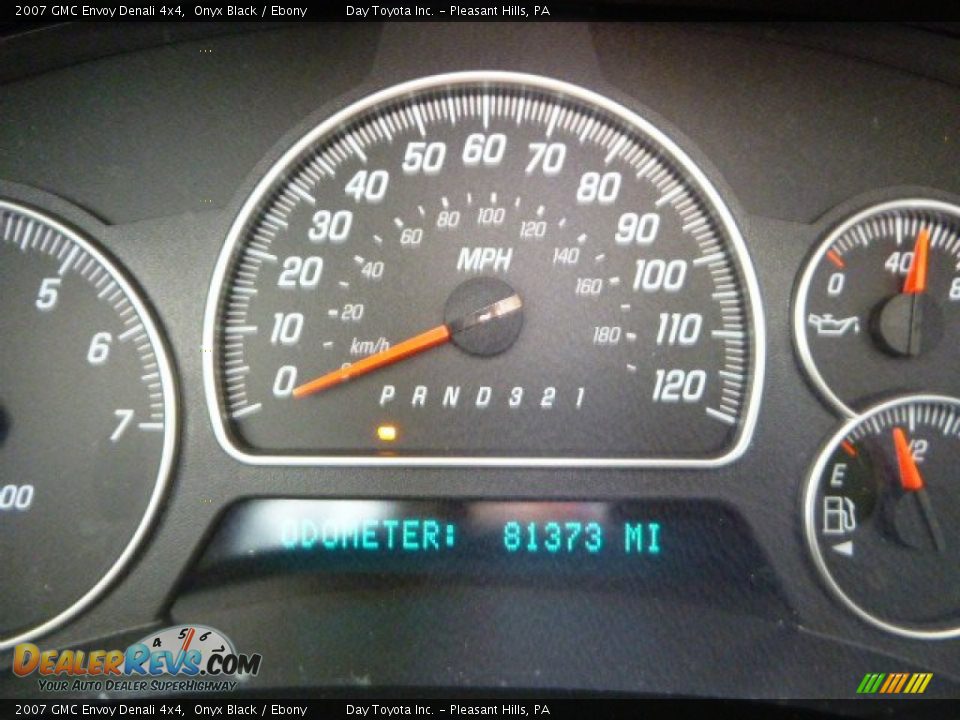 2007 GMC Envoy Denali 4x4 Onyx Black / Ebony Photo #20