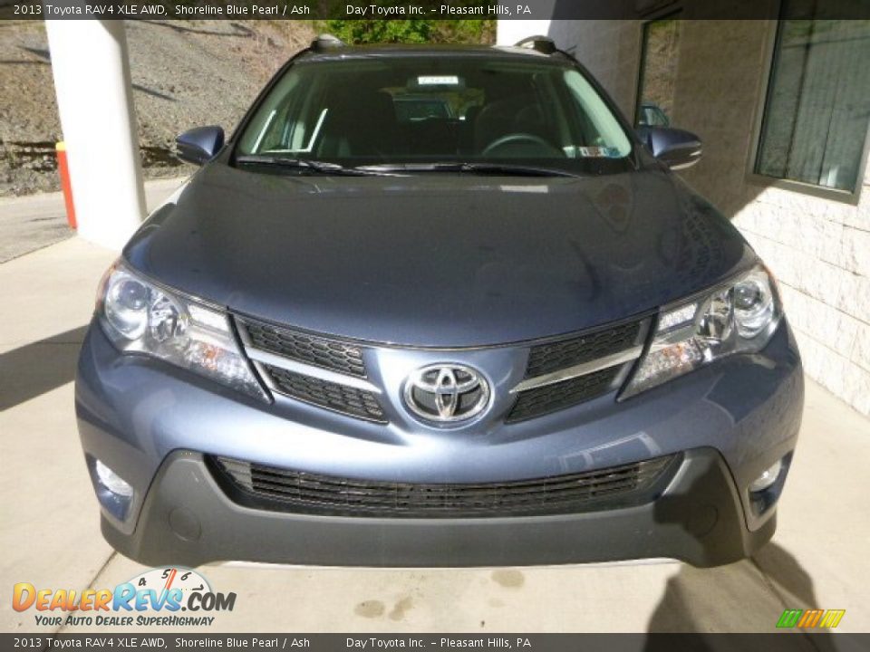 2013 Toyota RAV4 XLE AWD Shoreline Blue Pearl / Ash Photo #6