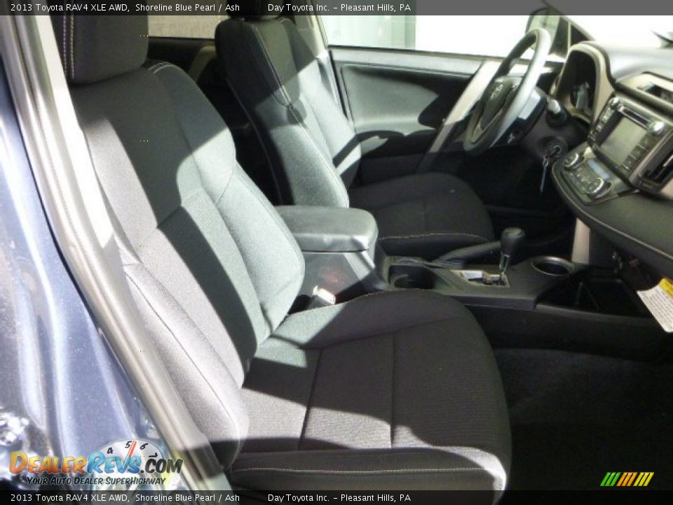 2013 Toyota RAV4 XLE AWD Shoreline Blue Pearl / Ash Photo #9