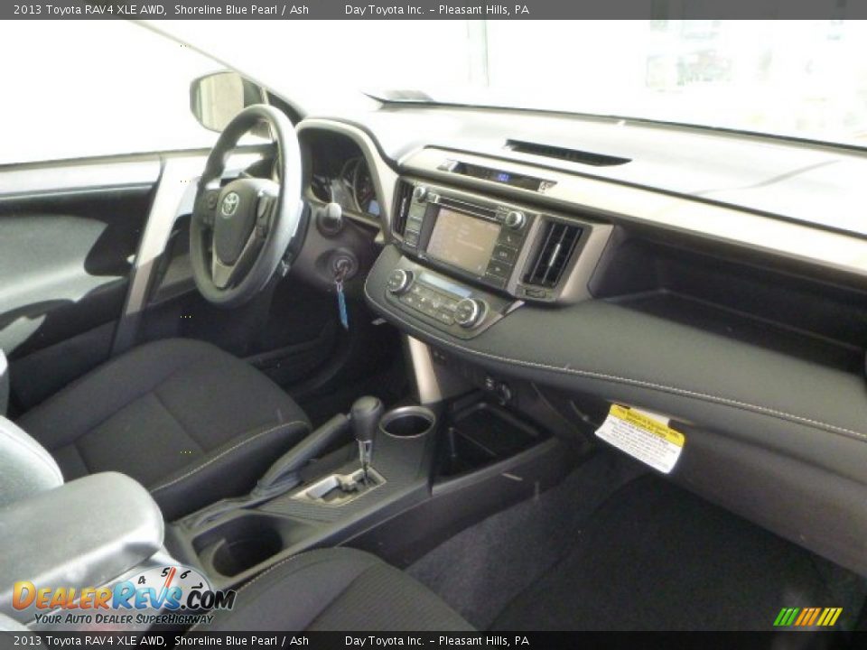 2013 Toyota RAV4 XLE AWD Shoreline Blue Pearl / Ash Photo #10