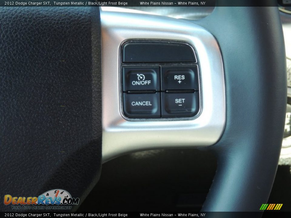 2012 Dodge Charger SXT Tungsten Metallic / Black/Light Frost Beige Photo #21