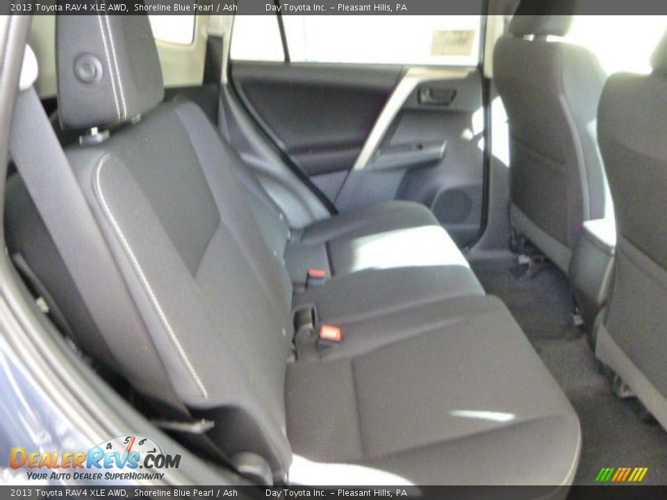 2013 Toyota RAV4 XLE AWD Shoreline Blue Pearl / Ash Photo #12