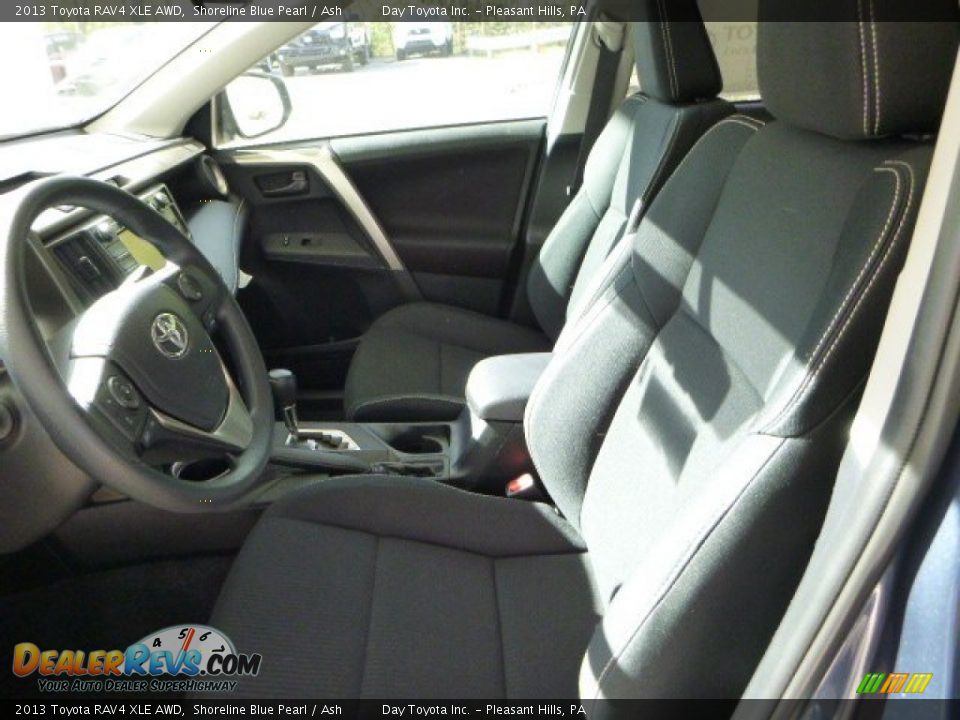 2013 Toyota RAV4 XLE AWD Shoreline Blue Pearl / Ash Photo #13