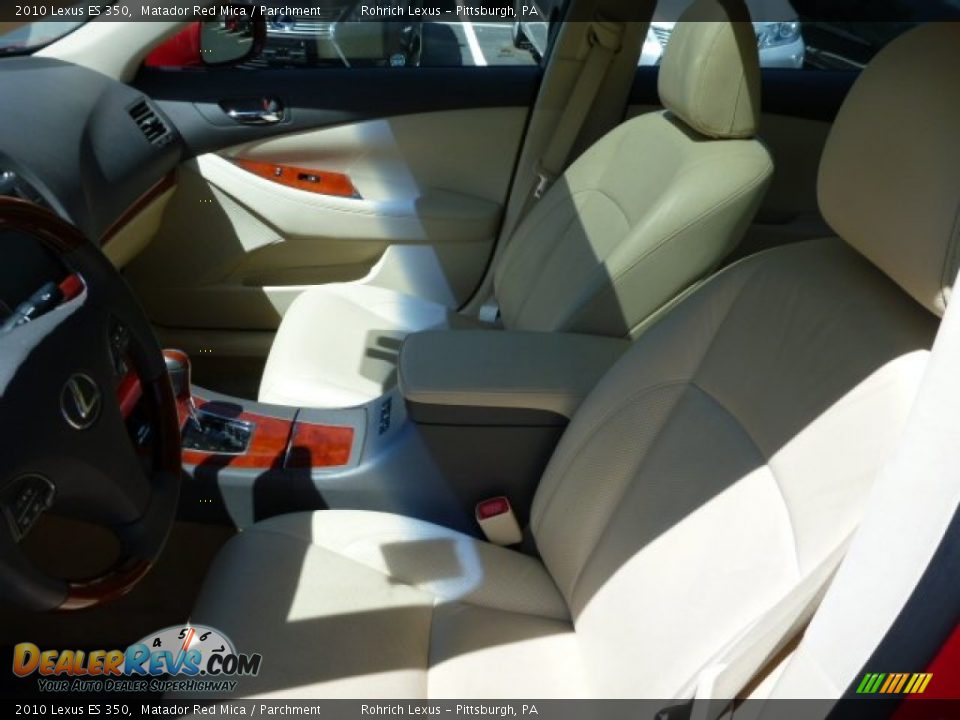 2010 Lexus ES 350 Matador Red Mica / Parchment Photo #4