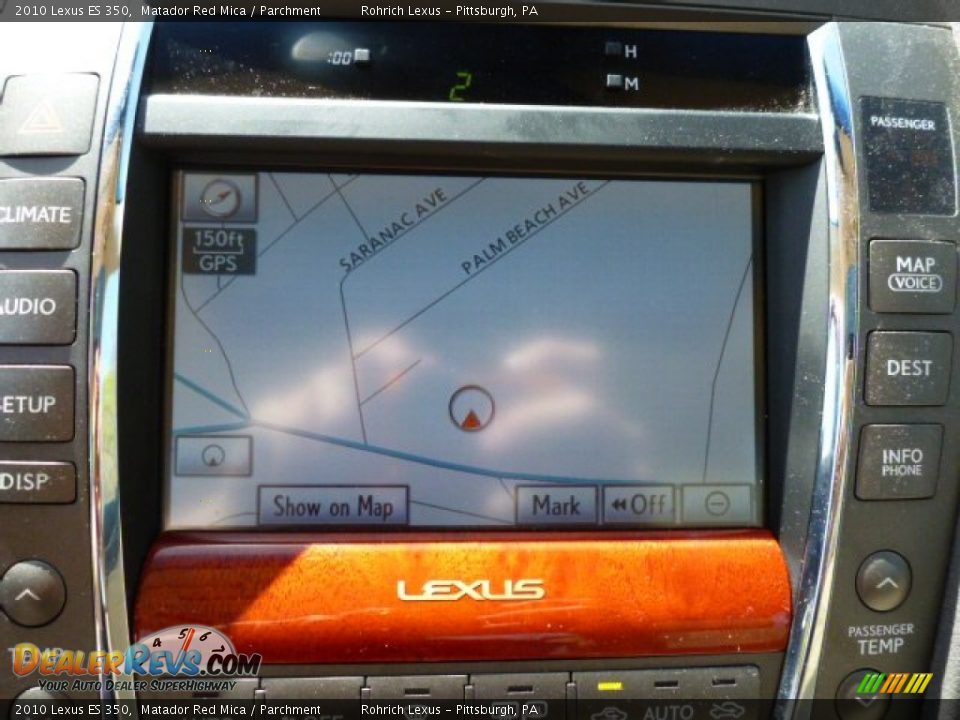 2010 Lexus ES 350 Matador Red Mica / Parchment Photo #7
