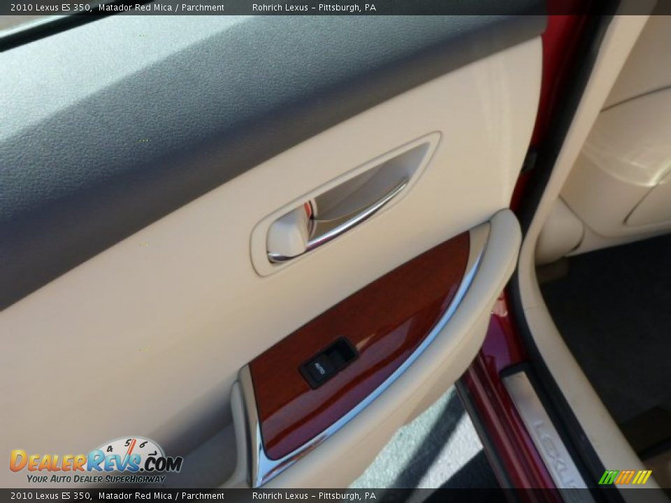 2010 Lexus ES 350 Matador Red Mica / Parchment Photo #15