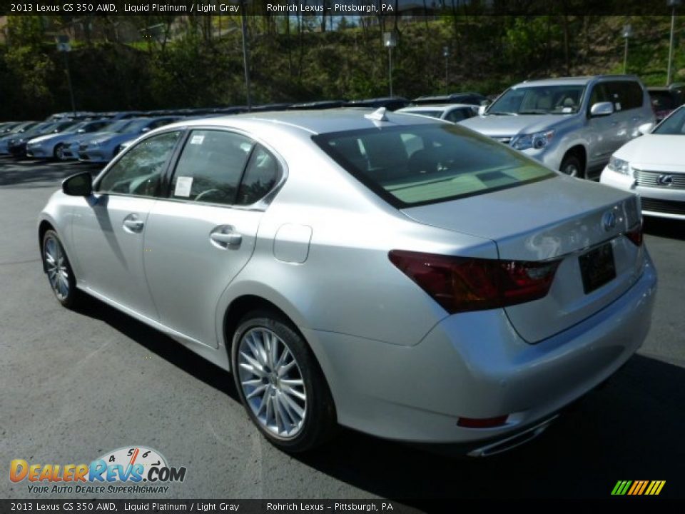 2013 Lexus GS 350 AWD Liquid Platinum / Light Gray Photo #2