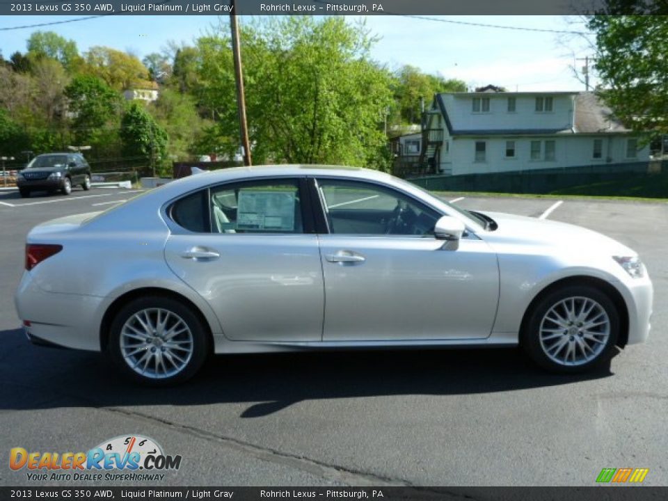 2013 Lexus GS 350 AWD Liquid Platinum / Light Gray Photo #5