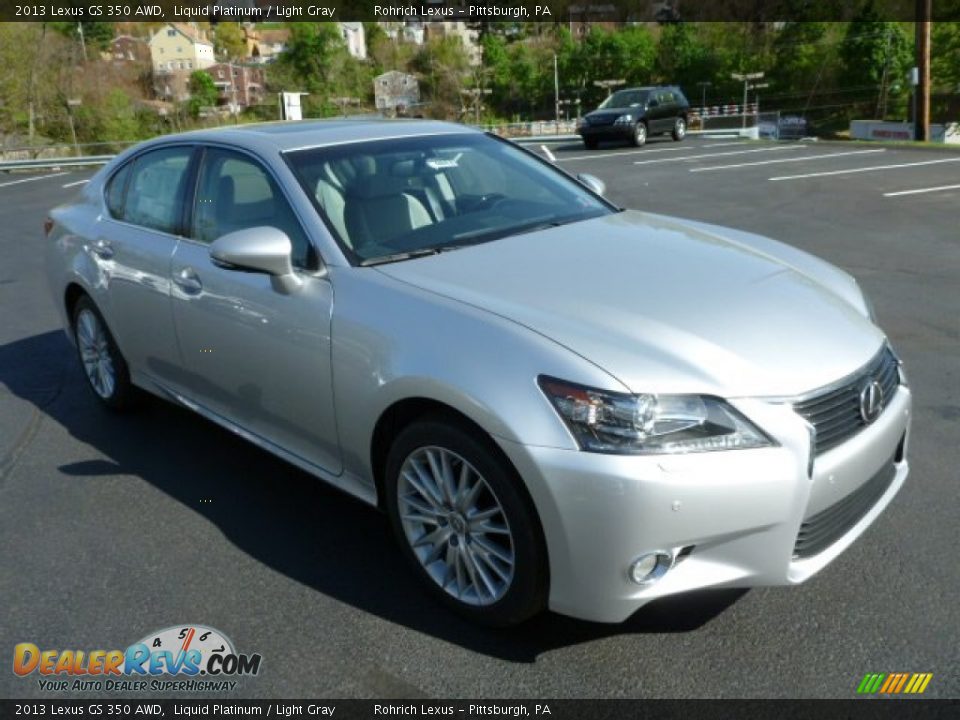 2013 Lexus GS 350 AWD Liquid Platinum / Light Gray Photo #6