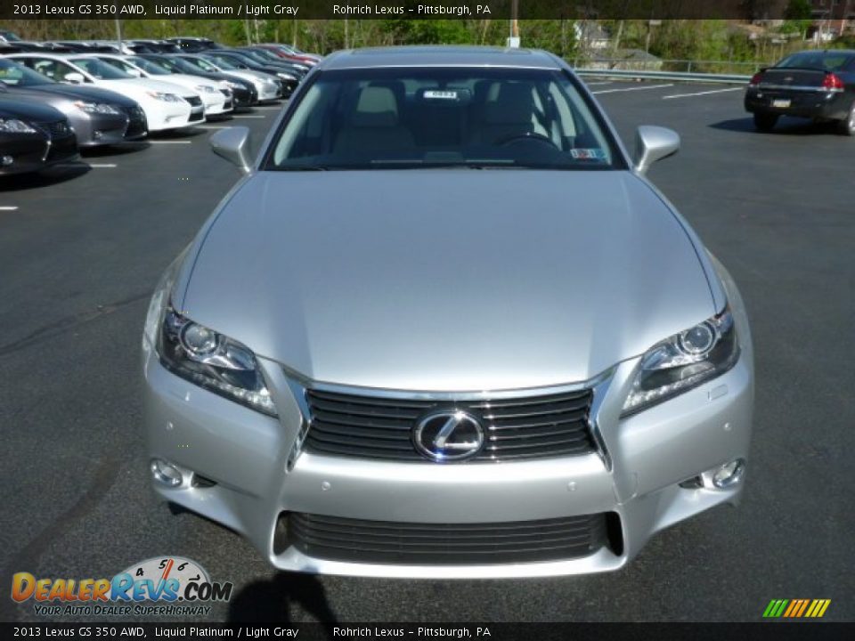 2013 Lexus GS 350 AWD Liquid Platinum / Light Gray Photo #7