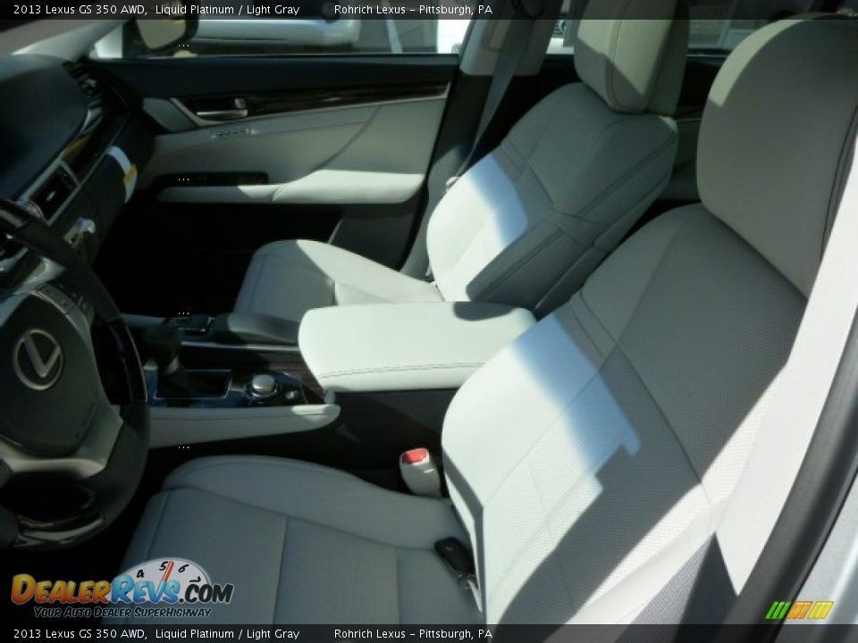 2013 Lexus GS 350 AWD Liquid Platinum / Light Gray Photo #10