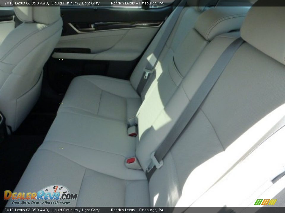 2013 Lexus GS 350 AWD Liquid Platinum / Light Gray Photo #11