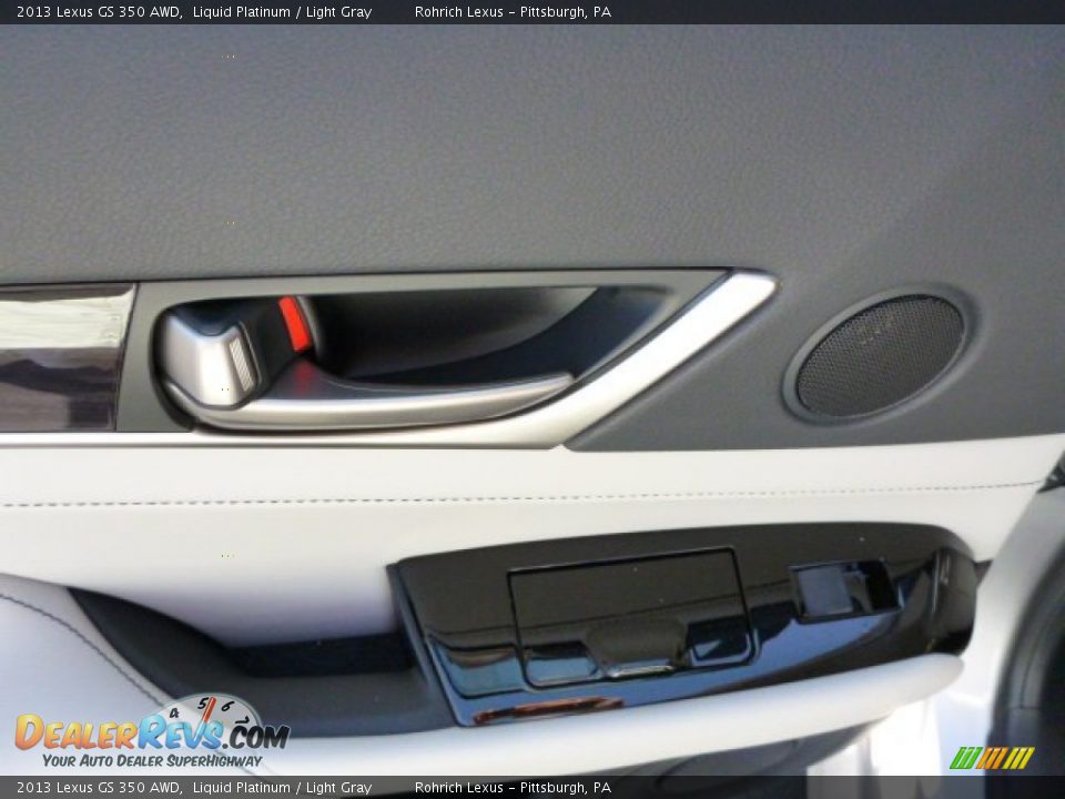 2013 Lexus GS 350 AWD Liquid Platinum / Light Gray Photo #13