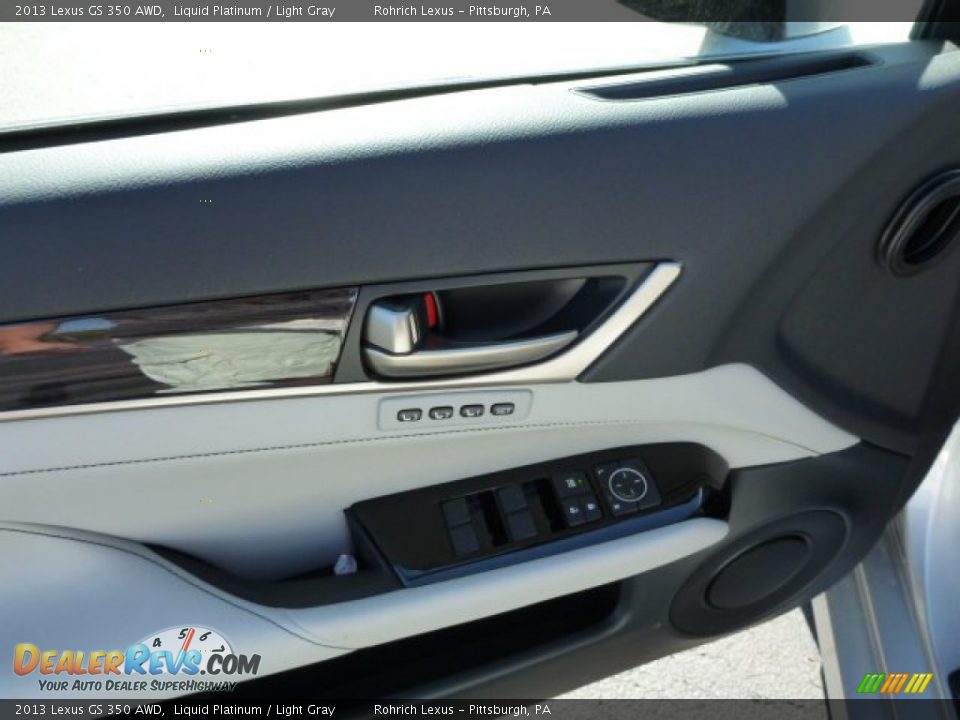 2013 Lexus GS 350 AWD Liquid Platinum / Light Gray Photo #14