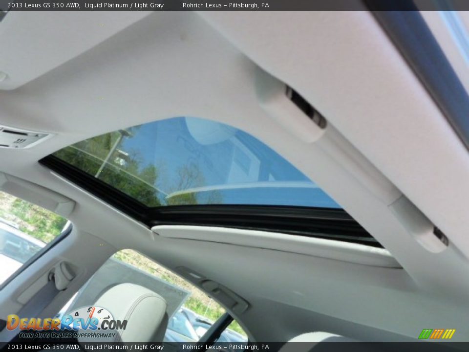 2013 Lexus GS 350 AWD Liquid Platinum / Light Gray Photo #15
