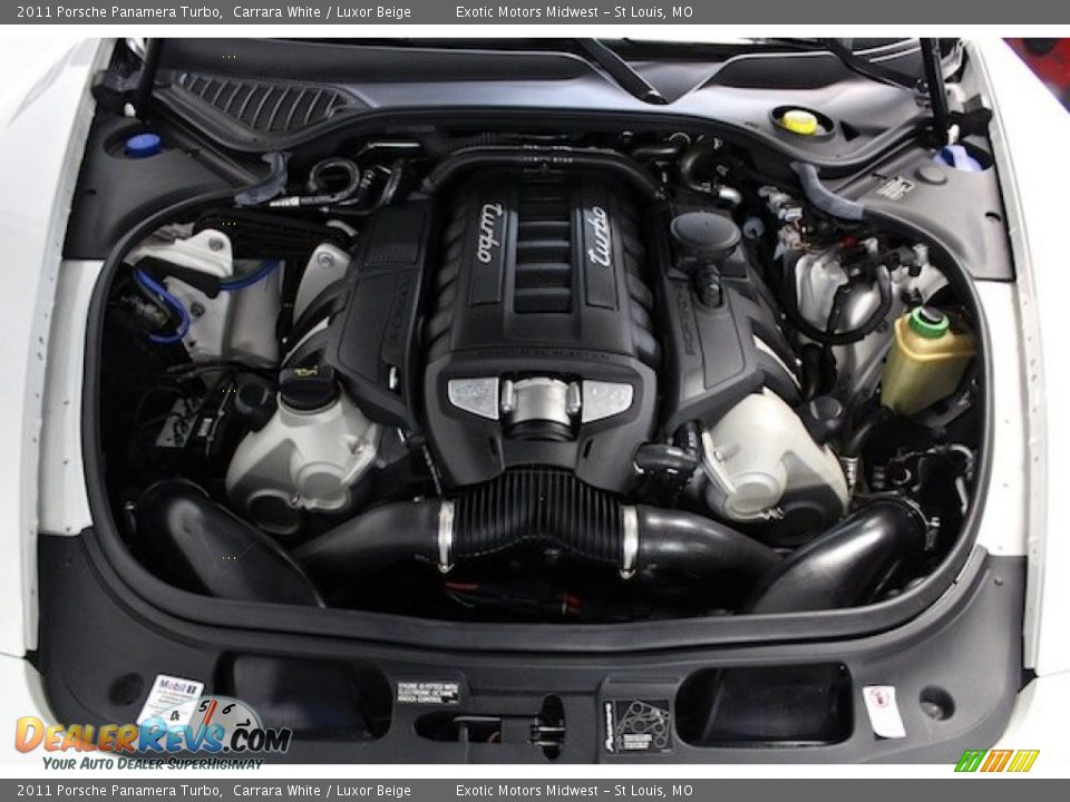 2011 Porsche Panamera Turbo 4.8 Liter DFI Twin-Turbocharged DOHC 32-Valve VarioCam Plus V8 Engine Photo #17