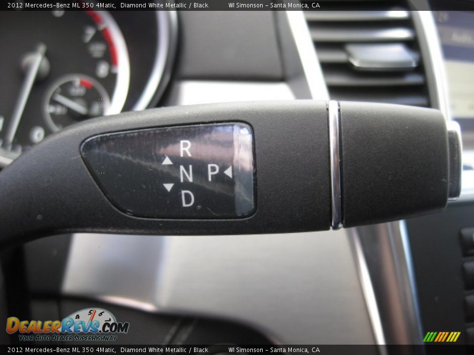 2012 Mercedes-Benz ML 350 4Matic Diamond White Metallic / Black Photo #11