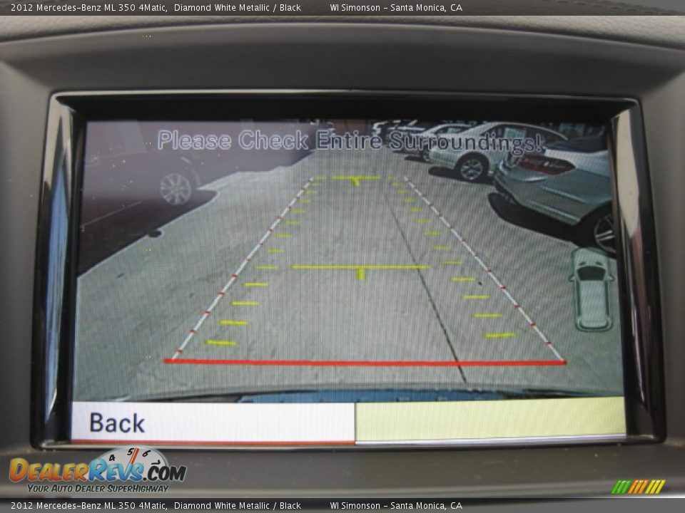 2012 Mercedes-Benz ML 350 4Matic Diamond White Metallic / Black Photo #17