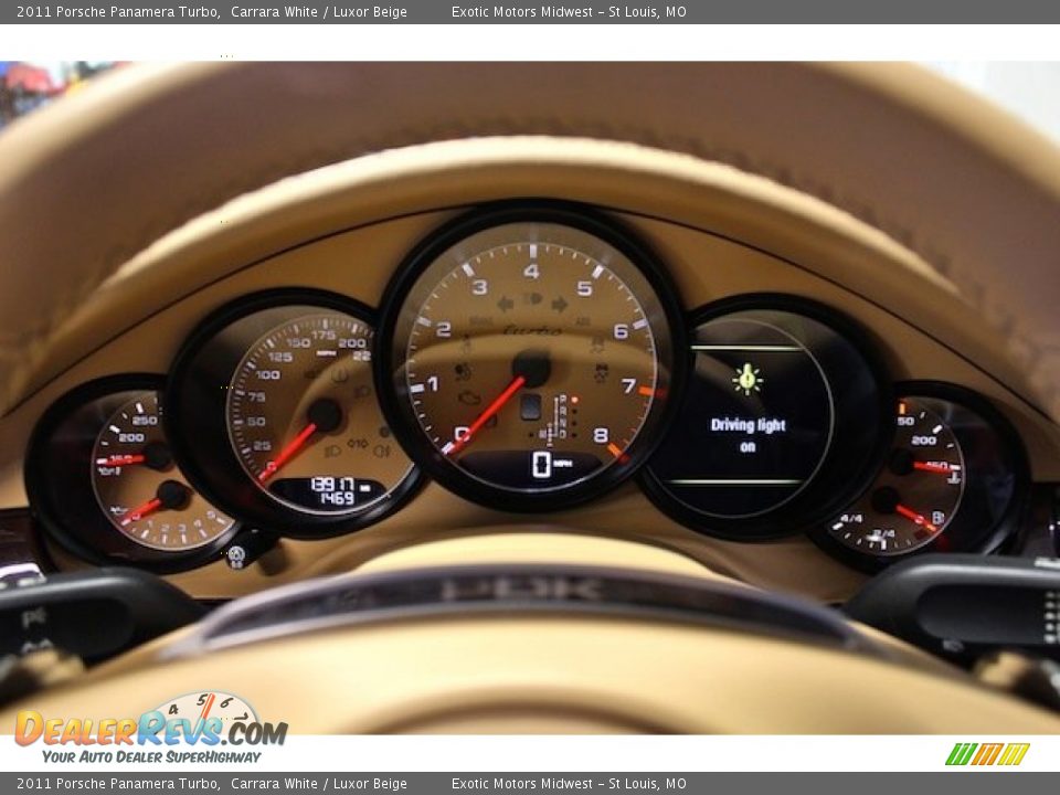 2011 Porsche Panamera Turbo Gauges Photo #34