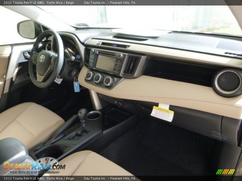 2013 Toyota RAV4 LE AWD Pyrite Mica / Beige Photo #10