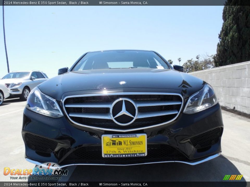 2014 Mercedes-Benz E 350 Sport Sedan Black / Black Photo #2
