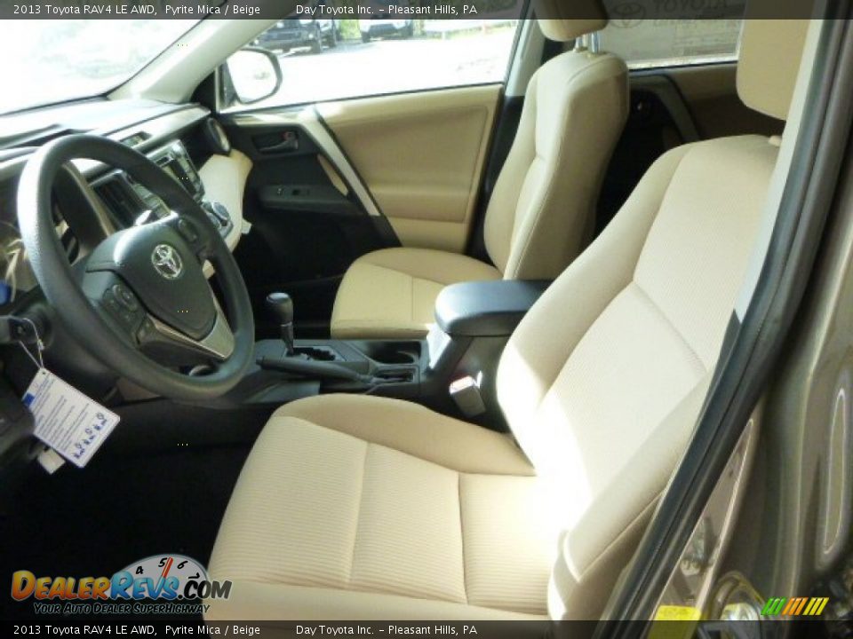 2013 Toyota RAV4 LE AWD Pyrite Mica / Beige Photo #13