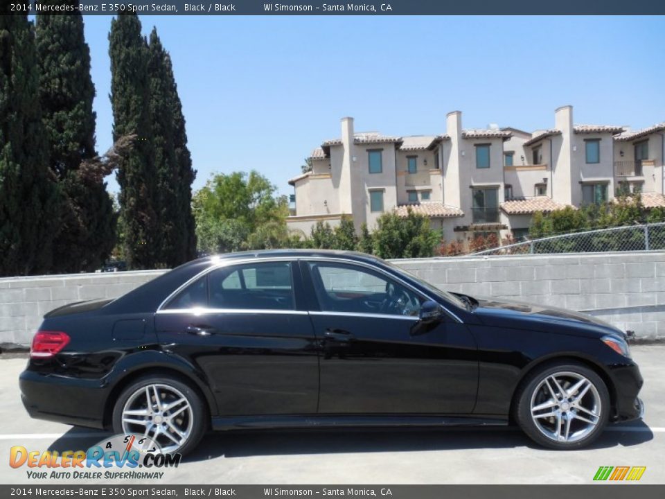 2014 Mercedes-Benz E 350 Sport Sedan Black / Black Photo #3