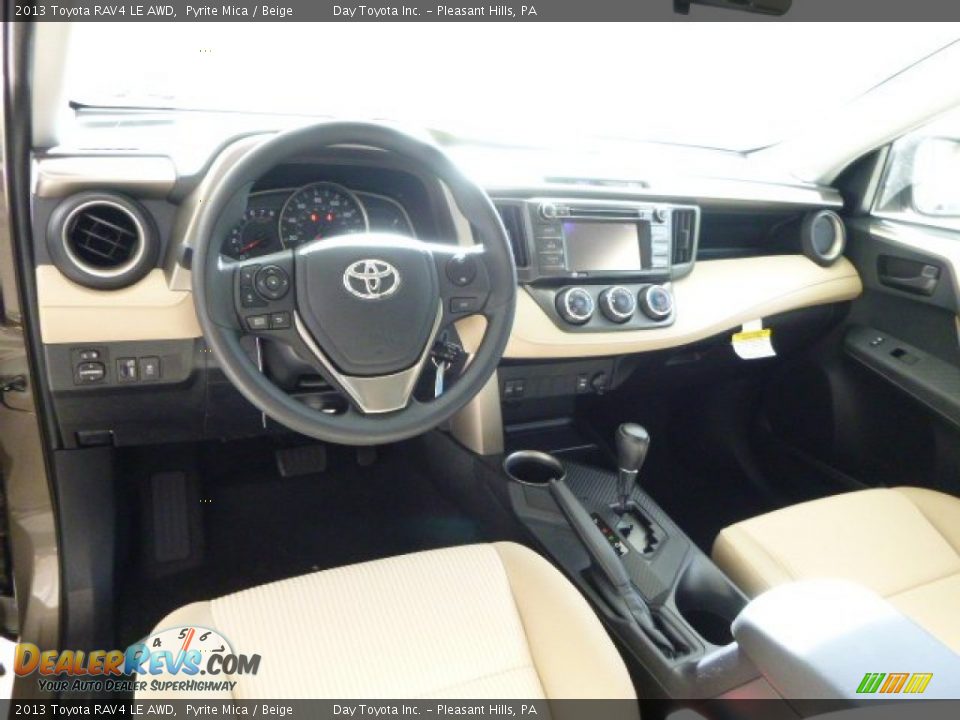 2013 Toyota RAV4 LE AWD Pyrite Mica / Beige Photo #15