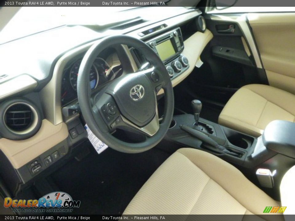 2013 Toyota RAV4 LE AWD Pyrite Mica / Beige Photo #17