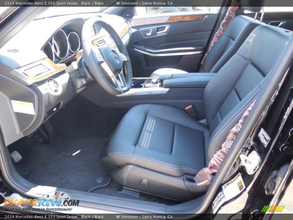 2014 Mercedes-Benz E 350 Sport Sedan Black / Black Photo #7