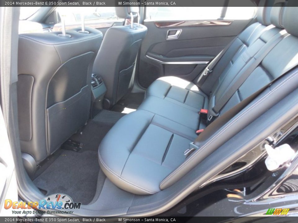 2014 Mercedes-Benz E 350 Sport Sedan Black / Black Photo #8