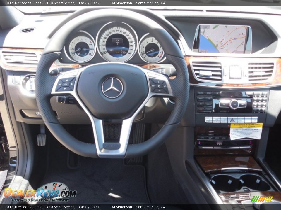 2014 Mercedes-Benz E 350 Sport Sedan Black / Black Photo #9