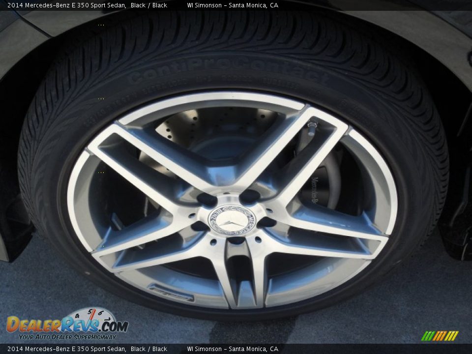 2014 Mercedes-Benz E 350 Sport Sedan Black / Black Photo #10