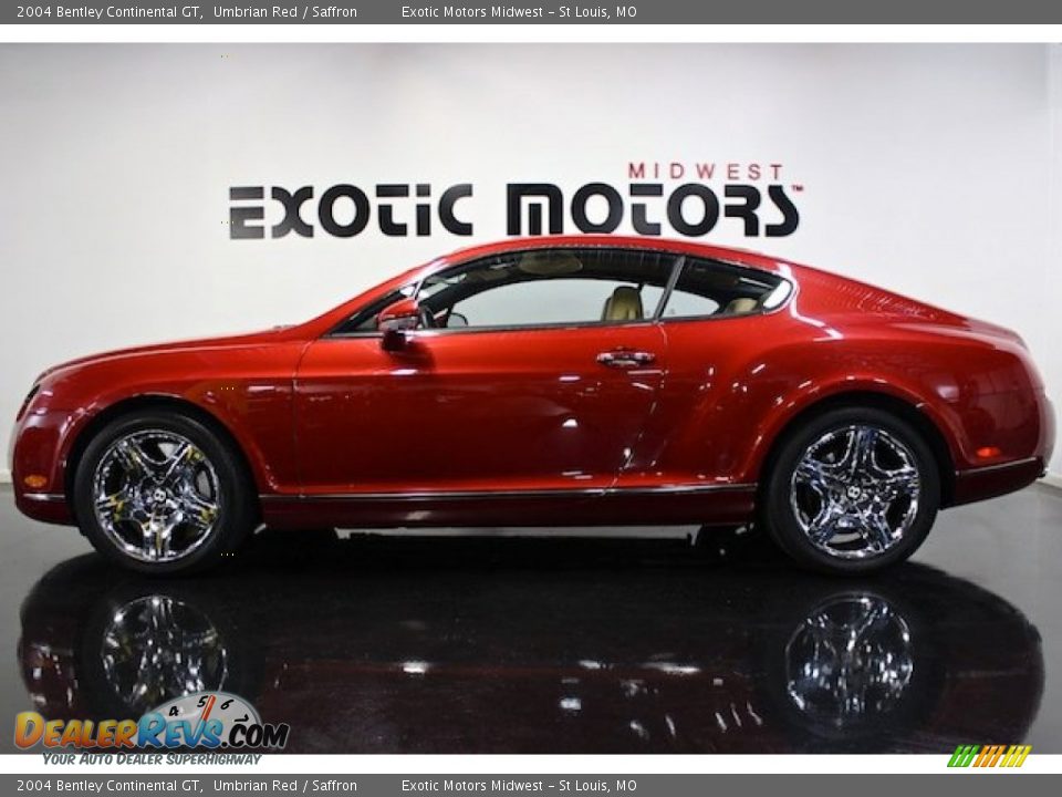 2004 Bentley Continental GT Umbrian Red / Saffron Photo #1