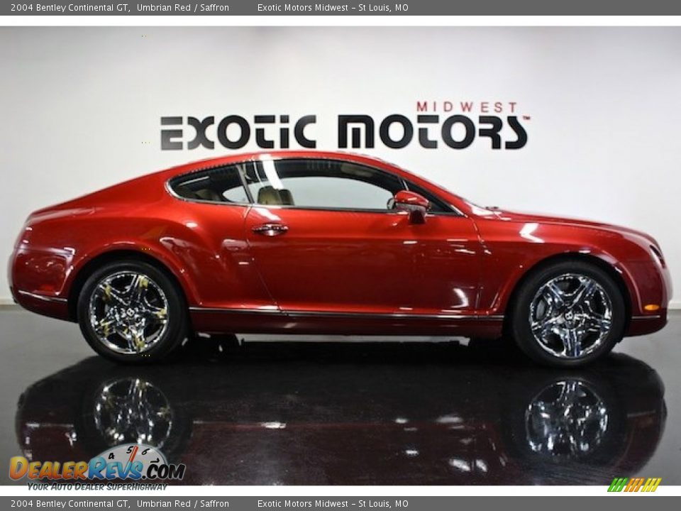 2004 Bentley Continental GT Umbrian Red / Saffron Photo #2
