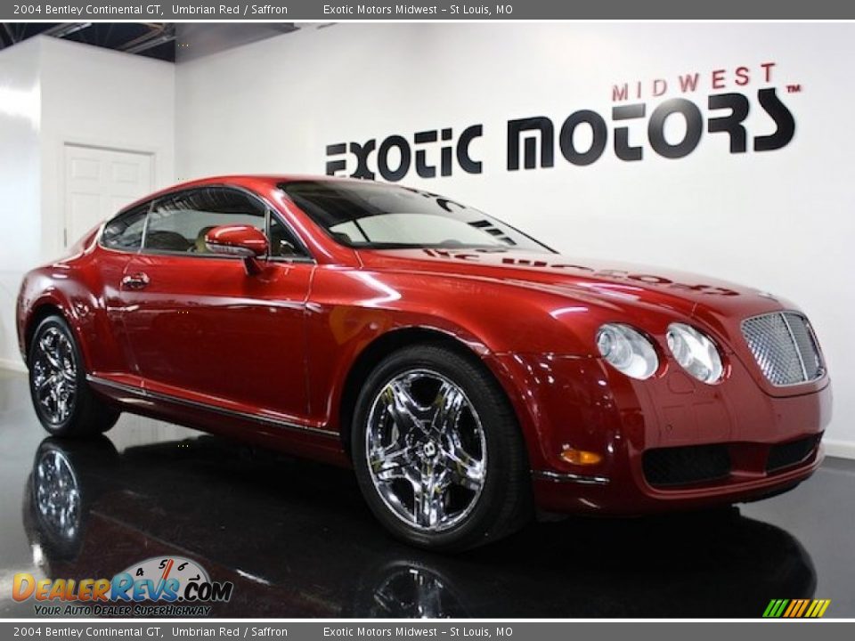 2004 Bentley Continental GT Umbrian Red / Saffron Photo #3